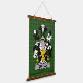Ierse Grattan of McGrattan Wapen Familiewapen Hangend Wandkleed (Gebogen)