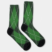 Ierse groene Argyle Sokken (Rechts)