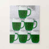 Ierse groene bierpuzzel legpuzzel (Verticaal)