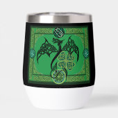 Ierse groene draak Keltisch (Achterkant)