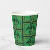 Ierse groene draak Keltisch Papieren Bekers (Voorkant)