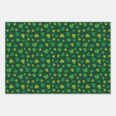 Ierse groene klaver  inpakpapier vel (Voorkant)