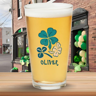 Ierse Groene Klaver Persoonlijk Glas