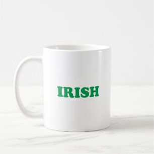 Ierse groene moderne typografie St. Patrick's Day Koffiemok