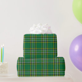 Ierse groene ruit cadeaupapier