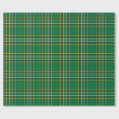 Ierse groene ruit cadeaupapier (Vlak)