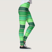 Ierse groene streep patroon St Patrick's Day Leggings (Rechts)