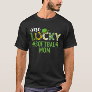 Ierse groep matching een gelukkige softbal mam st t-shirt
