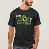 Ierse groep Matching One Lucky Big Sister St Patri T-shirt (Voorkant)