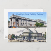 Ierse groeten - nationale concertzaal Dublin Briefkaart (Voorkant / Achterkant)