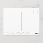 Ierse groeten - nationale concertzaal Dublin Briefkaart (Achterkant)