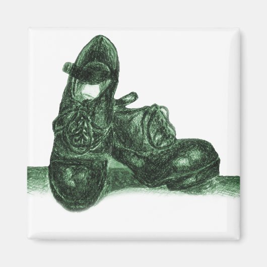 Ierse harde schoenen magneet (Voorkant)