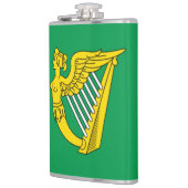 Ierse Harp Confederatie van Ierland Vlag Heupfles (Links)