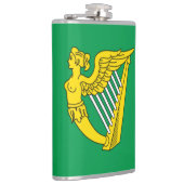 Ierse Harp Confederatie van Ierland Vlag Heupfles (Rechts)