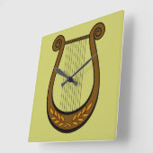 Ierse Harp Vierkante Klok (Hoek)