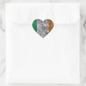 ierse hartvlag hart sticker (Tas)