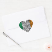 ierse hartvlag hart sticker (Envelop)