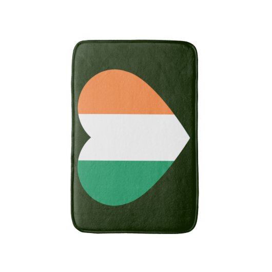 Ierse Heartflag bmcnt Badmat (Voorkant Verticaal)