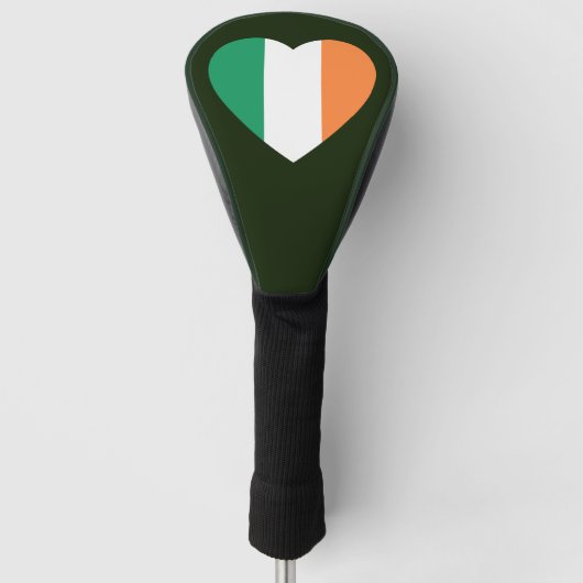Ierse Heartflag Dcnt Golfheadcover (Voorkant)
