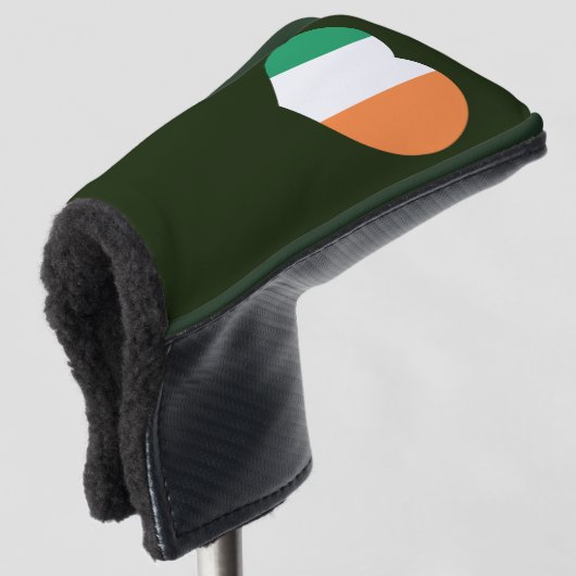 Ierse Heartflag pcnt Golfheadcover (3/4 voorkant)