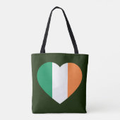 Ierse Heartflag stcnt Tote Bag (Achterkant)