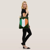 Ierse Heartflag stcnt Tote Bag (Op model)