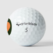Ierse Heartflag tmtp5 gbcnt Golfballen (Logo)