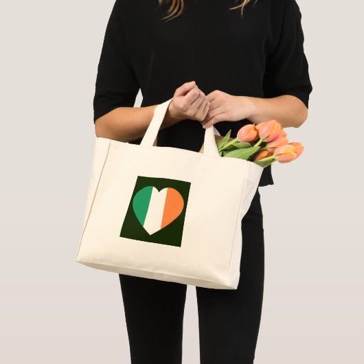 Ierse Heartflag ttcnt Mini Tote Bag (Voorkant (product))
