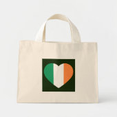 Ierse Heartflag ttcnt Mini Tote Bag (Voorkant)