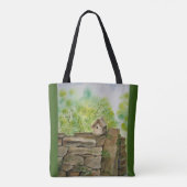 Ierse herbruikbare boodschappentas, winkelen tote bag (Achterkant)