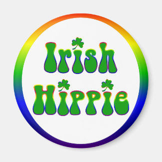 Ierse hippie ronde magneet