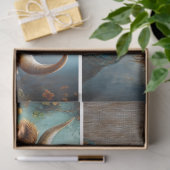 Ierse Hoogland Rundvee Collage Decoupage Tissuepapier (Geschenk)