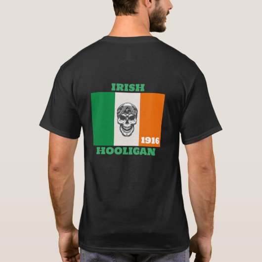 Ierse Hooligan Biker T-shirt (Achterkant)