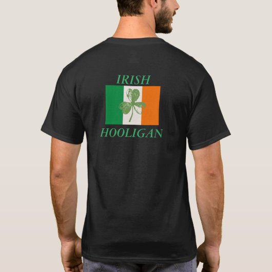 Ierse Hooligan T-Shirt (Achterkant)