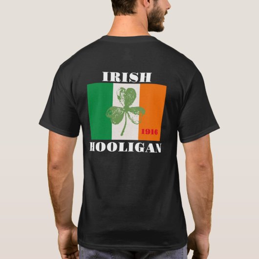Ierse Hooligan T-Shirt (Achterkant)