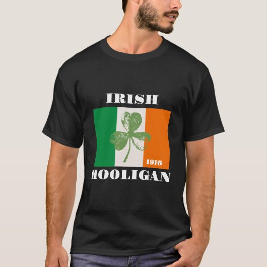 Ierse Hooligan T-Shirt 1916 (Voorkant)