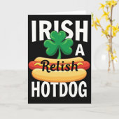 Ierse Hotdog Relish Kaart (Gele Bloem)