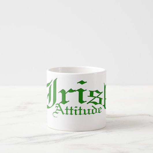 Ierse houding espresso kop (Voorkant)