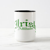 Ierse houding tweekleurige koffiemok (Center)