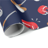 Ierse Hurling Helmen en Hurleys Patroon Cadeaupapier (Rol Hoek)