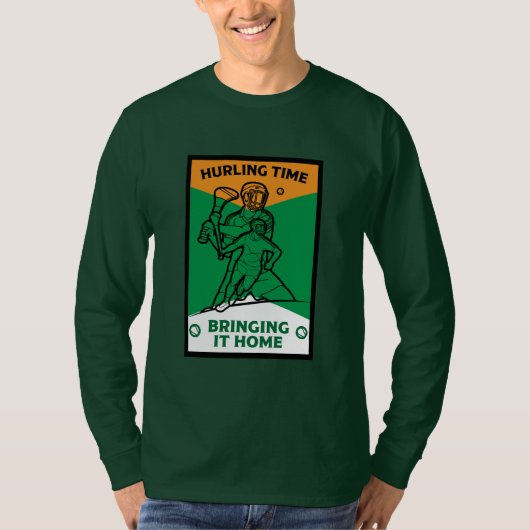 Ierse Hurling Sport T-shirt (Voorkant)