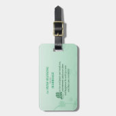 Ierse huwelijksgelukwensen zegen bagagelabel (Voorkant verticaal)