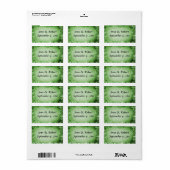 Ierse huwelijksgunst labels (Full Sheet)