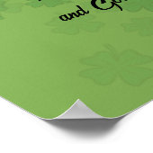 Ierse Huwelijkszegen - Poster (Hoek)