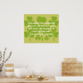 Ierse Huwelijkszegen - Poster (Keuken)