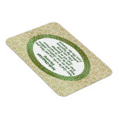 Ierse huwelijkszegening, gouden en groene bruiloft magneet (Rechterzijde)