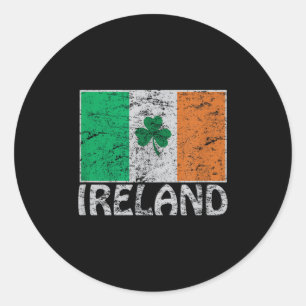 Ierse & Ierland Vlag Co. Ierland Vlag Iers Ronde Sticker