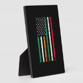 Ierse Italiaanse Amerikaanse vlag Ierland Italië S Fotoplaat (Zijkant)
