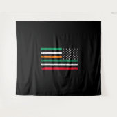 Ierse Italiaanse Amerikaanse vlag Ierland Italië S Wandkleed (Voorkant (horizontaal))