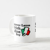 Ierse Italiaanse jongen Koffiemok (Voorkant links)